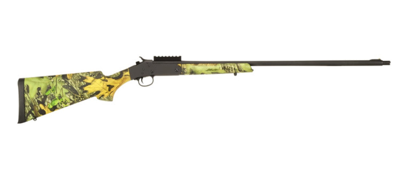 Stevens 19253 301 Turkey 410 Gauge Break Open 3" 1rd 26" Matte Black Steel Barrel, Matte Black Carbon Steel Receiver w/Rail Mount, Sporter Mossy Oak Obsession Synthetic Stock, Ambidextrous