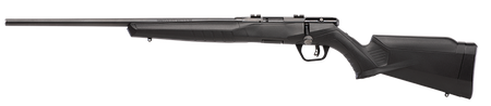 Savage Arms 70840 B17 F Compact 17 HMR 10+1 18" Matte Black Button Rifled Barrel, Matte Black Drilled & Tapped Carbon Steel Receiver, Matte Black Fixed Synthetic Stock, Left Hand