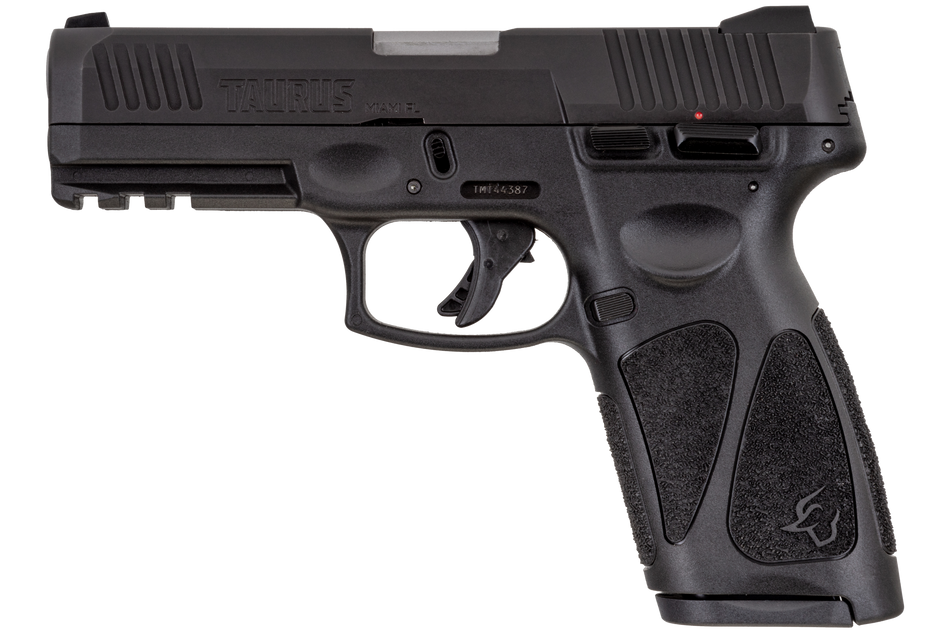 Taurus 1G3B94115 G3 Full Size Frame 9mm Luger 15+1 4" Matte Stainless Steel Barrel, Matte Black Tenifer Serrated Steel Slide, Black Polymer Frame w/Picatinny Rail, Black Polymer Grip, Right Hand