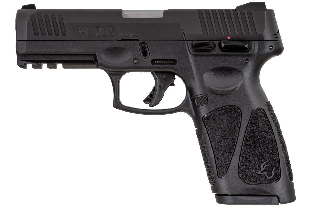Taurus 1G3B94117 G3 9mm Luger 17+1 4" Barrel, Black Finish Picatinny Rail Frame, Serrated Matte Black Tenifer Steel Slide, Polymer Grip Includes 2 Mags