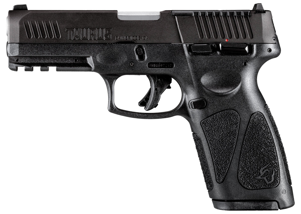 Taurus 1G3P941 G3 9mm Luger 17+1 4" Matte Stainless Steel Barrel, Polymer Frame With Picatinny Acc. Rail, T.O.R.O Optic Cut Tenifer Matte Black Steel Slide, Re-Strike Capability, Manual Safety