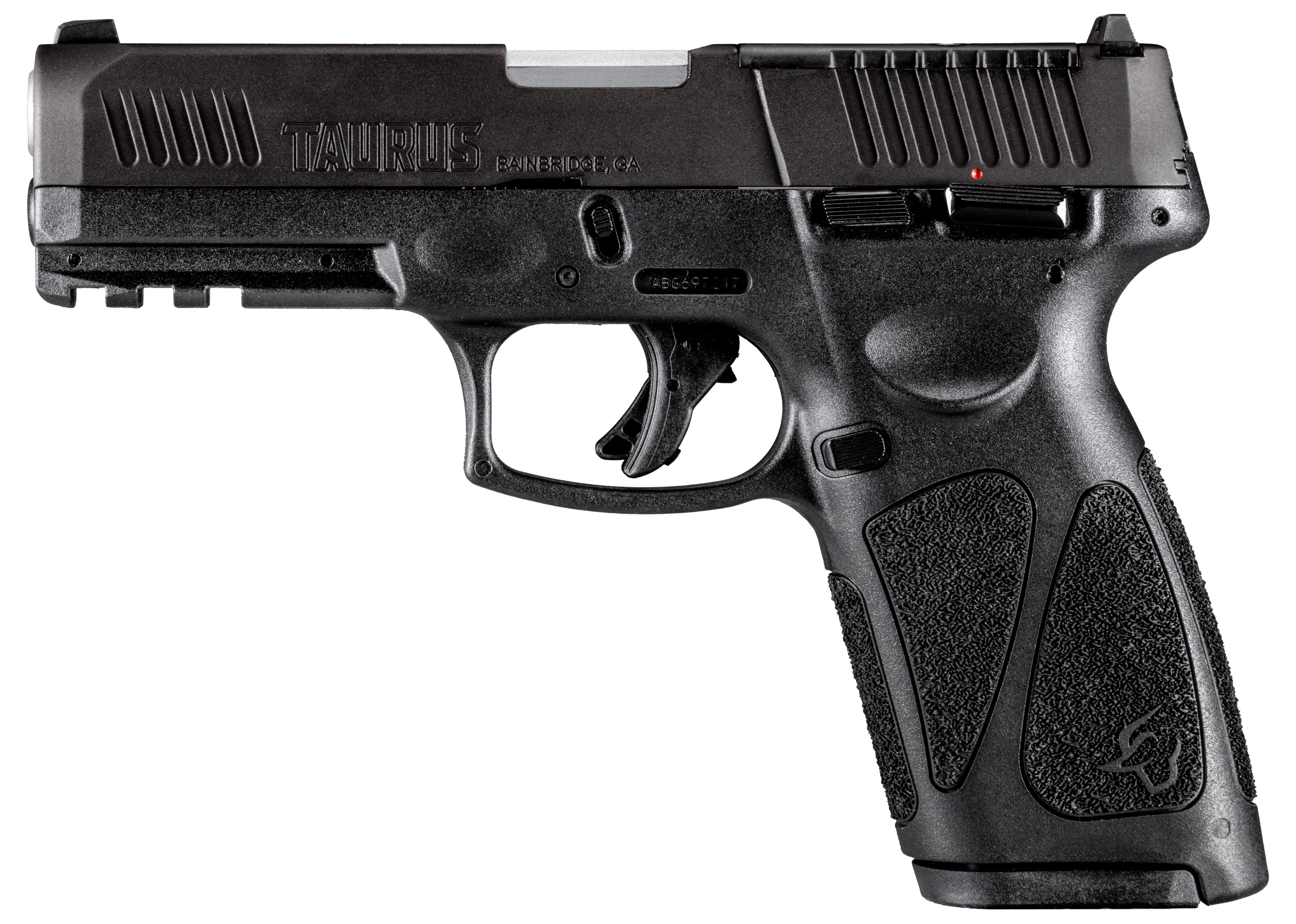 Taurus 1G3P941 G3 9mm Luger 17+1 4" Matte Stainless Steel Barrel, Polymer Frame With Picatinny Acc. Rail, T.O.R.O Optic Cut Tenifer Matte Black Steel Slide, Re-Strike Capability, Manual Safety