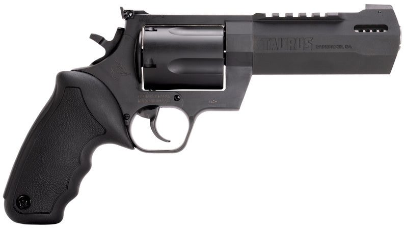 Taurus 2460051RH Raging Hunter 460 S&W Mag 5rd 5.12" Matte Black Barrel Matte Black Oxide Steel Cylinder & Frame Black Rubber with Integrated Cushion Insert Grip