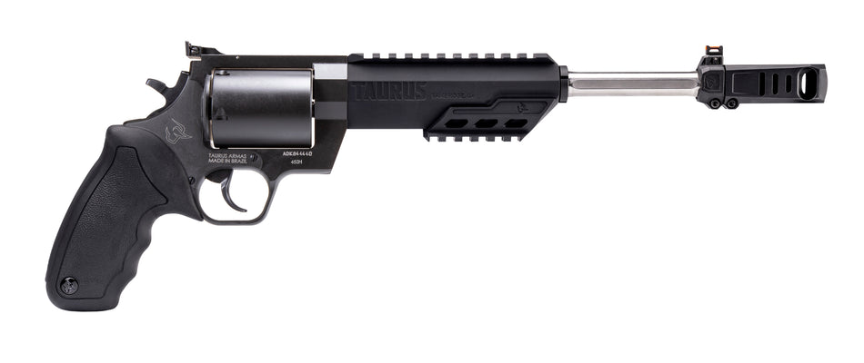 Taurus 2460101RH Raging Hunter 460 S&W Mag 5rd 10.50" Matte Black Barrel Matte Black Oxide Steel Cylinder & Frame Black Rubber with Integrated Cushion Insert Grip