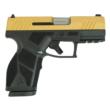 Taurus GX2 "Gold Glitter" Handgun 9mm Luger 13rd Magazines (2) 3.38" Barrel Black Frame/Custom Slide