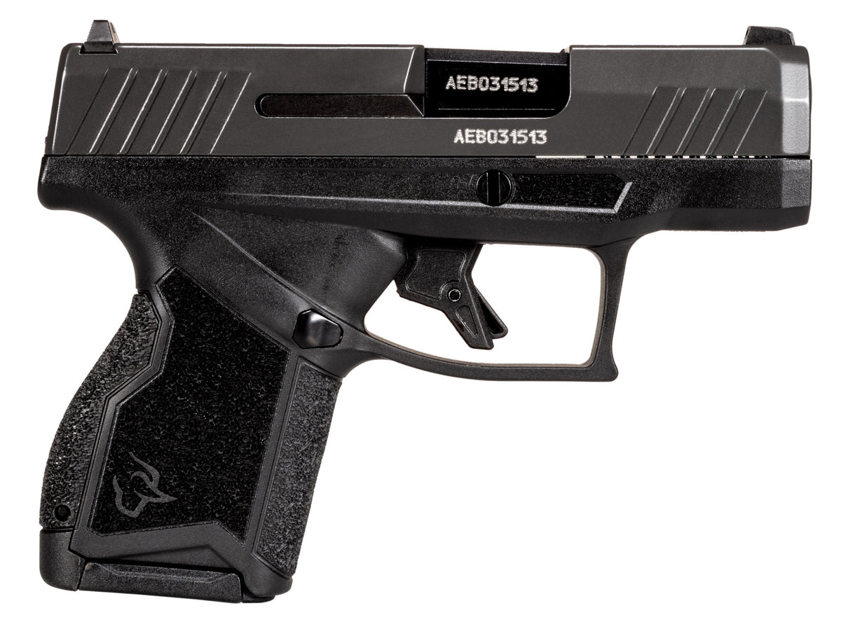 Taurus 1GX4M93GR GX4 Micro-Compact 9mm Luger 11+1/13+1 3.06" Black Steel Barrel/Gray Serrated Slide/ Gray Stainless Steel Frame/ Black Polymer w/Interchangeable Backstrap Grips Right Hand