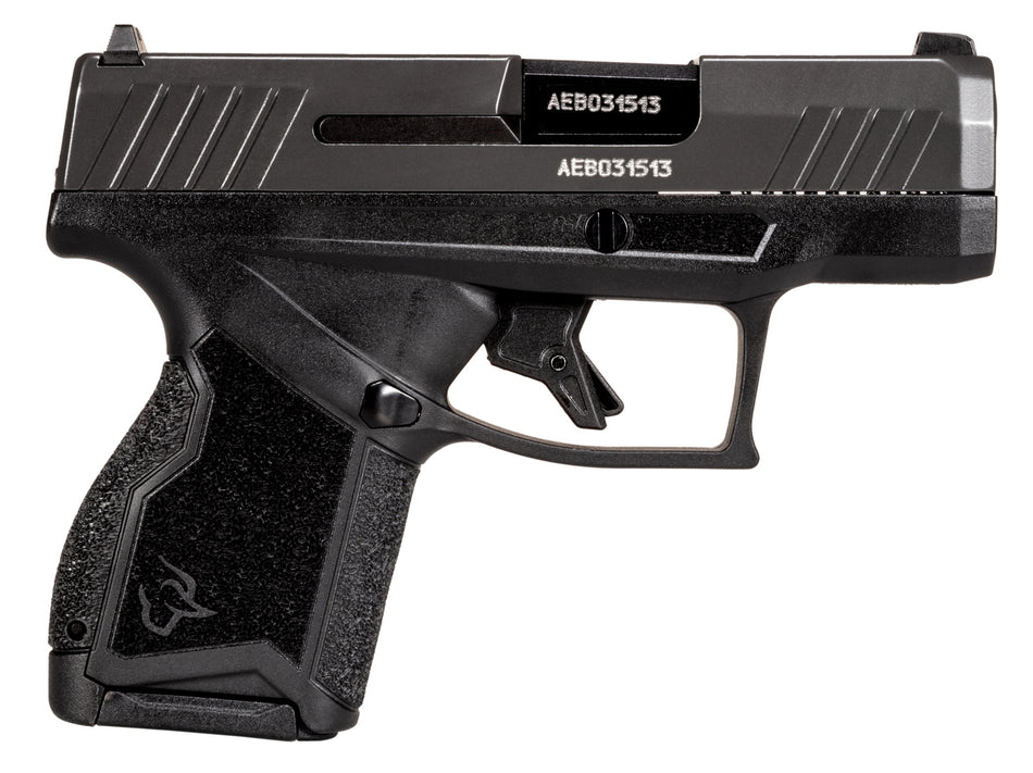 Taurus 1GX4M93GR GX4 Micro-Compact 9mm Luger 11+1/13+1 3.06" Black Steel Barrel/Gray Serrated Slide/ Gray Stainless Steel Frame/ Black Polymer w/Interchangeable Backstrap Grips Right Hand