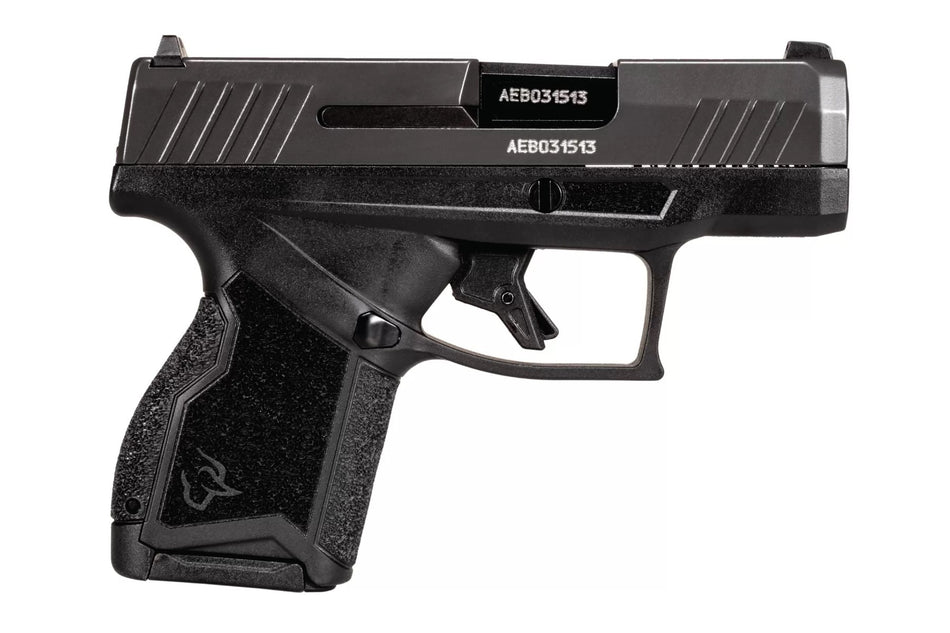 Taurus 1GX4M93GR10 GX4 Micro-Compact 9mm Luger 10+1 3.06" Black Steel Barrel/Gray Serrated Slide/ Gray Stainless Steel Frame/ Black Polymer w/Interchangeable Backstrap Grips Right Hand