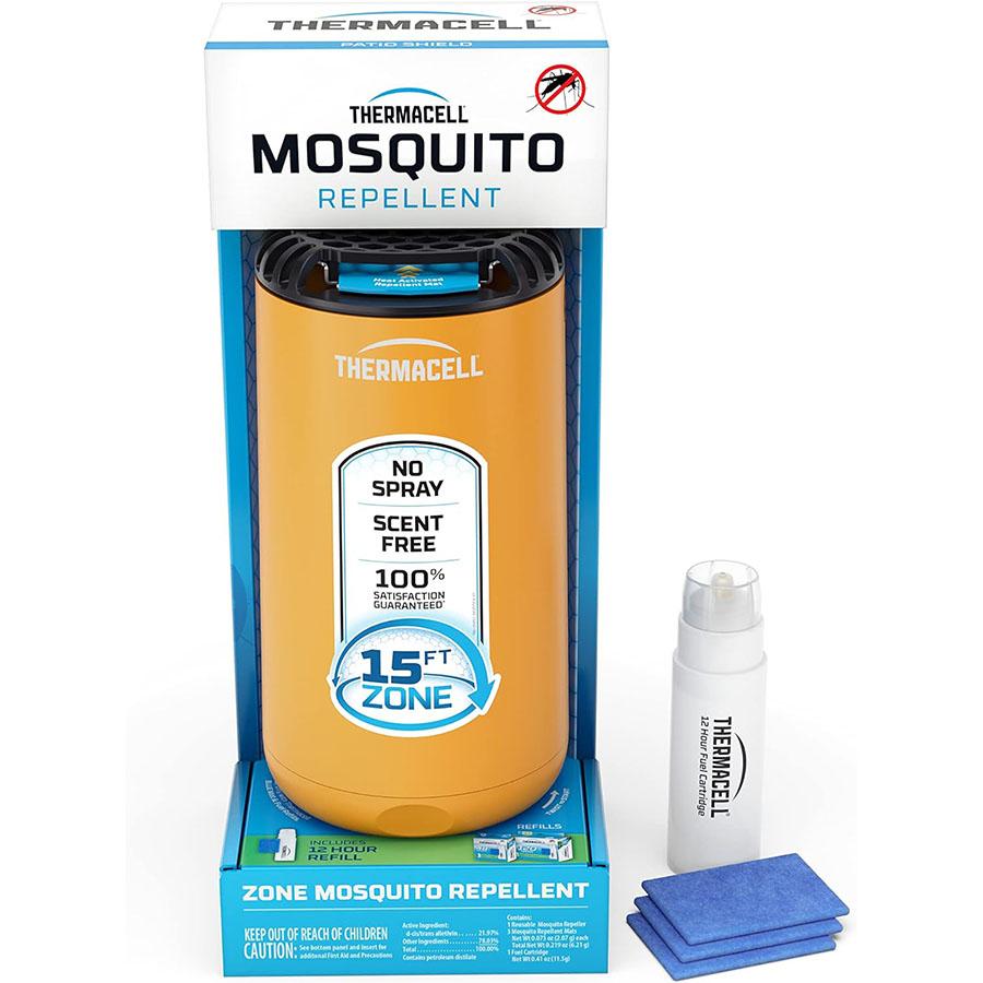 Thermacell Patio Shield DEET-Free Mosquito Repeller Citrus Color
