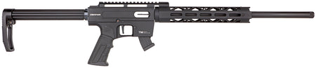 Derya Firearms TM22.METAL.20 TM22 Metal 22 LR 10+1 20" Black Threaded Barrel, Black Anodized Aluminum Receiver w/Picatinny Rail Receiver, Black Fixed Aluminum Stock, Black Polymer Grip