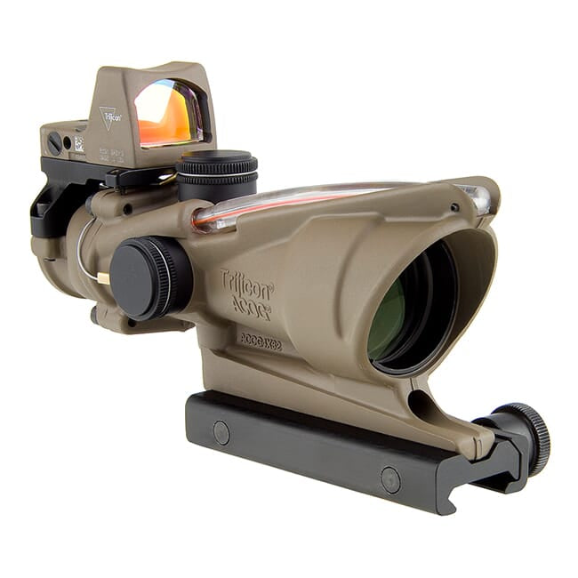 Trijicon ACOG Riflescope 4x32mm Dual Illuminated Red Chevron .223 Reticle