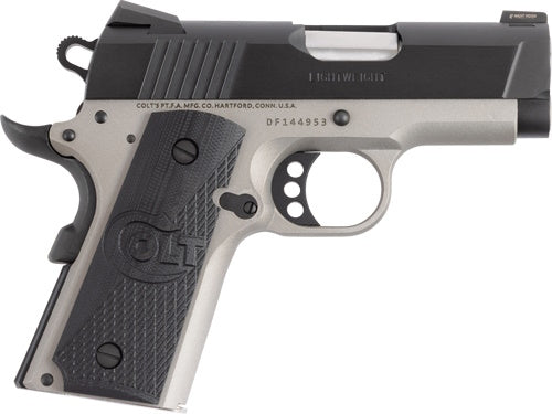 Colt Mfg O7000XETT Defender 45 ACP 7+1 3" Carbon Steel Slide, Aluminum Frame w/Beavertail, G10 Grip