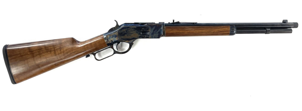 Taylors & Company 240002 1873 TC73 9mm Luger 10+1 18" Blued Threaded Barrel, Color Case Hardened Receiver, Walnut Fixed Stock, Taylor Tuned, Right Hand