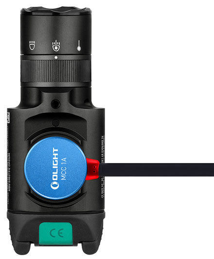 Olight Baldr Pro R Rail Mount Pistol Light Black Anodized 1350 Lumens 5mW Green Laser
