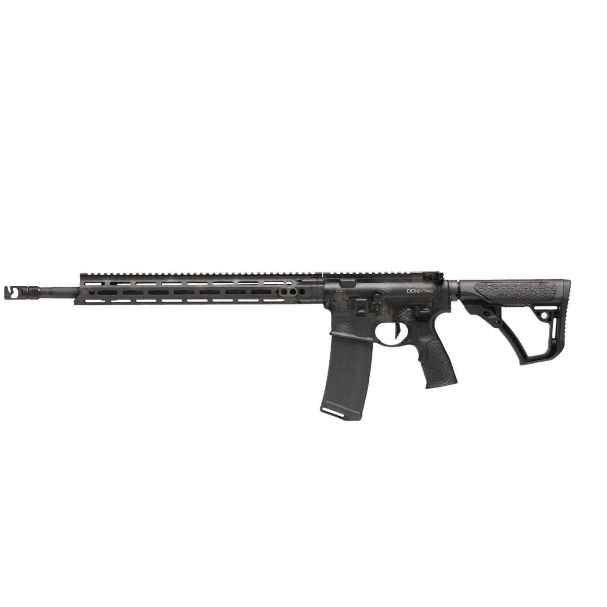 Daniel Defense 0212802364047 DDM4 V7 Pro 5.56x45mm NATO 18" 30+1 Rattlecan Cerakote 6 Position w/SoftTouch Overmolding Stock