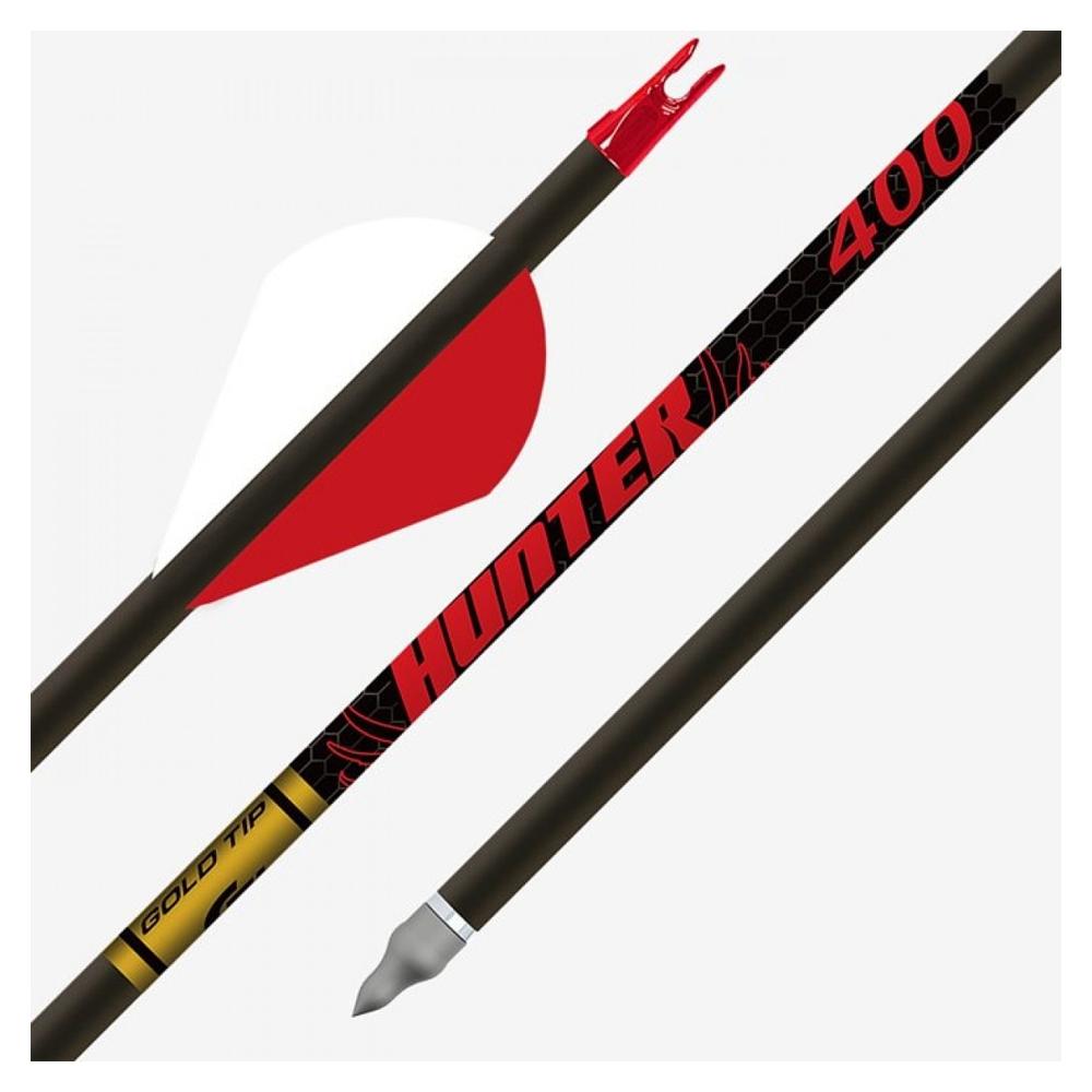Gold Tip Hunter 500 Arrows 2-Inch Raptor Vanes 1/2 Dozen