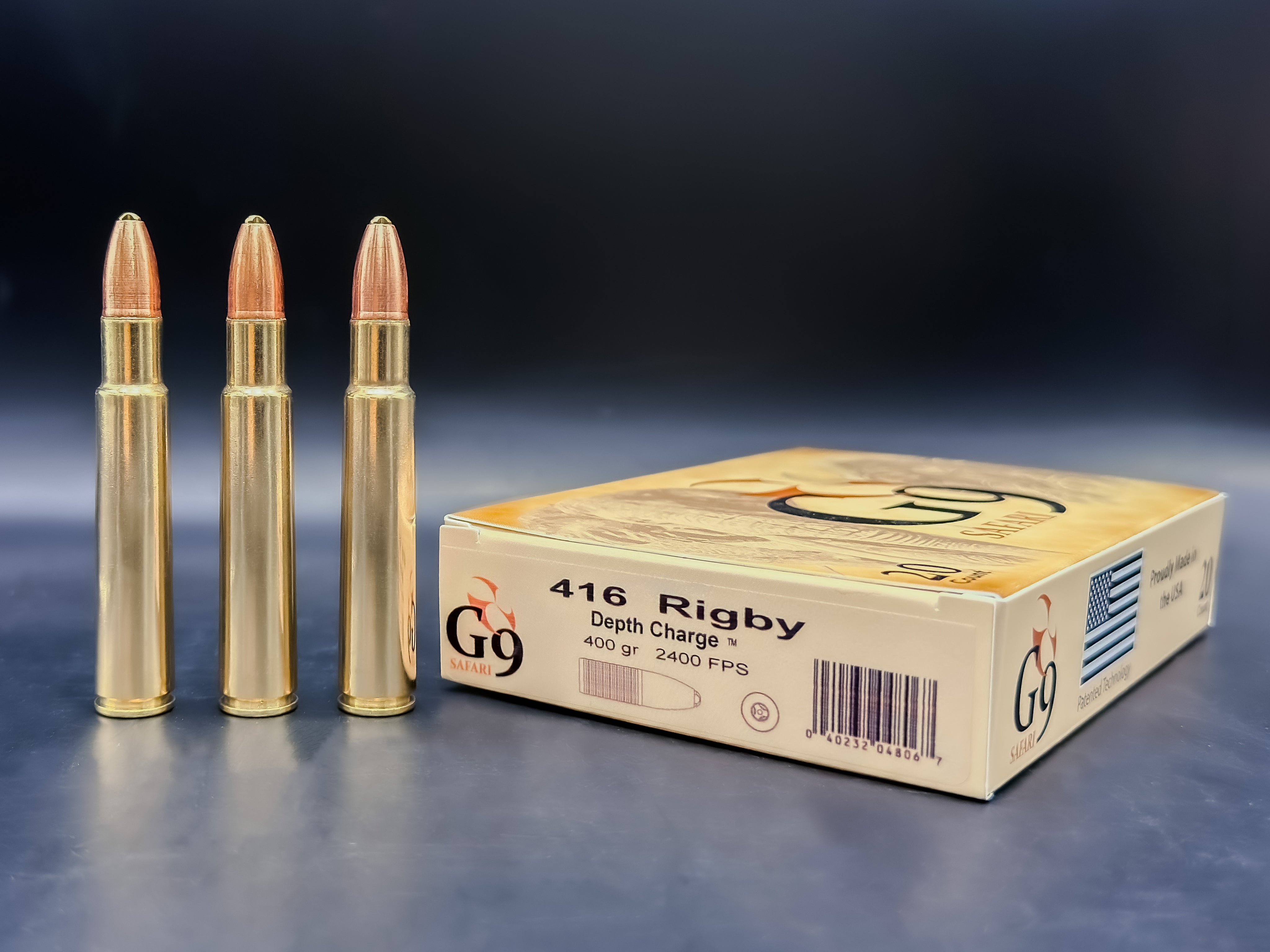 G9 Defense 416 Rigby 400gr Depth Charge
