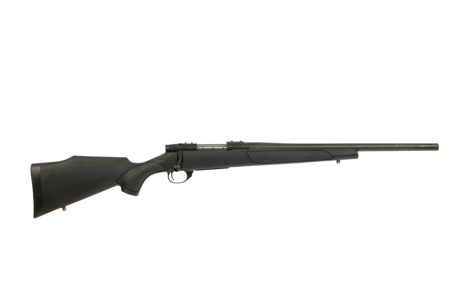 Weatherby VHS223RR0T Vanguard Obsidian 223 Rem 5+1 20" Blued Heavy Threaded Barrel, Blued Drilled & Tapped Steel Receiver, Monte Carlo Black Polymer Stock