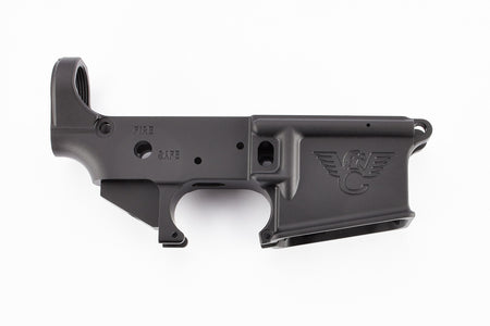 Wilson Combat TRLOWERANO Mil-Spec Lower Receiver Aluminum Black Anodized for AR-15