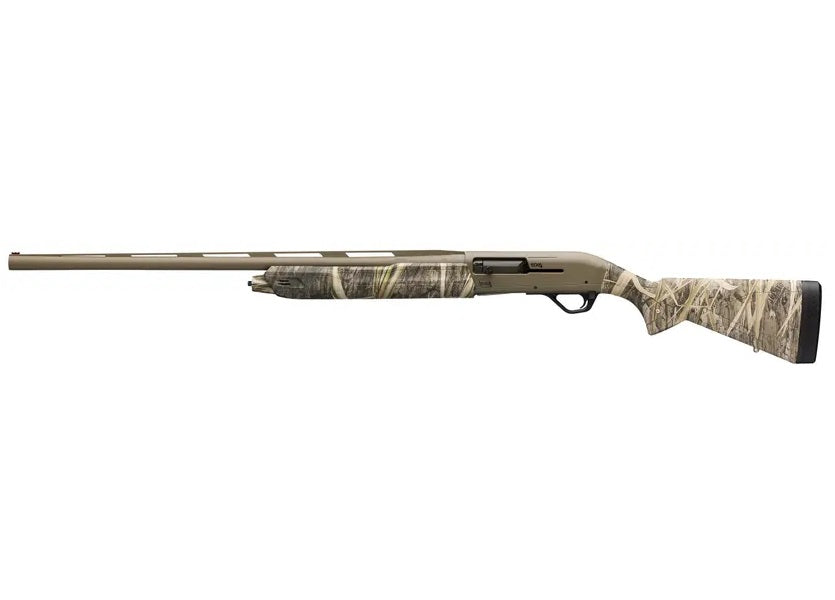 Winchester Repeating Arms 511310291 SX4 Hybrid Hunter 12 Gauge 3.5" Chamber 4+1 2.75" 26", FDE Cerakote Rec/Barrel, Mossy Oak Shadow Grass Habitat Furniture, Fiber Optic Front Sight Left Hand