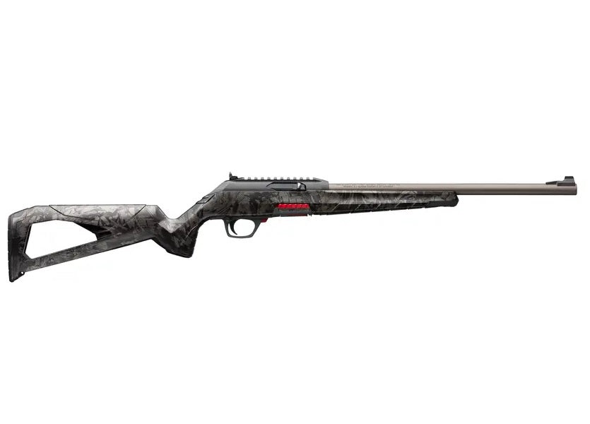 Winchester Repeating Arms 521153102 Wildcat Full Size 22 LR 10+1 18" Matte Blued Sporter Barrel, Picatinny Rail Matte Black Polymer Receiver, Forged Carbon Gray Skeletonized Synthetic Stock, Ambidext