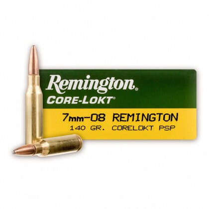 Remington Core-Lokt Pointed Soft Point 140 Grain 7mm-08 Remington 2860 fps