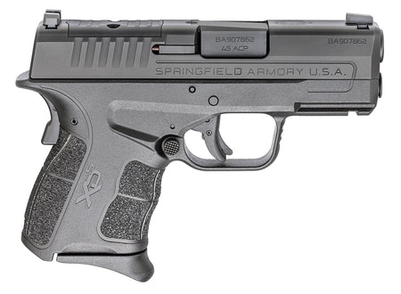 Springfield Armory XDSG93345BOSP XD-S Mod2 OSP 45 ACP 5+1 6+1 3.30" Black Melonite Steel Barrel & Optic Ready/Serrated Slide, Black Polymer Frame w/Picatinny Rail, Black Textured Polymer Grip
