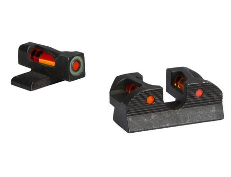 Sig Sauer X-RAY1 Fiber Optic Sight Set Red #6 Front Red #6 Rear U-Notch for Pistols