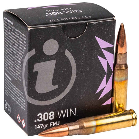 Igman 308 Winchester Ammo 147 Grain Full Metal Jacket (FMJ) 