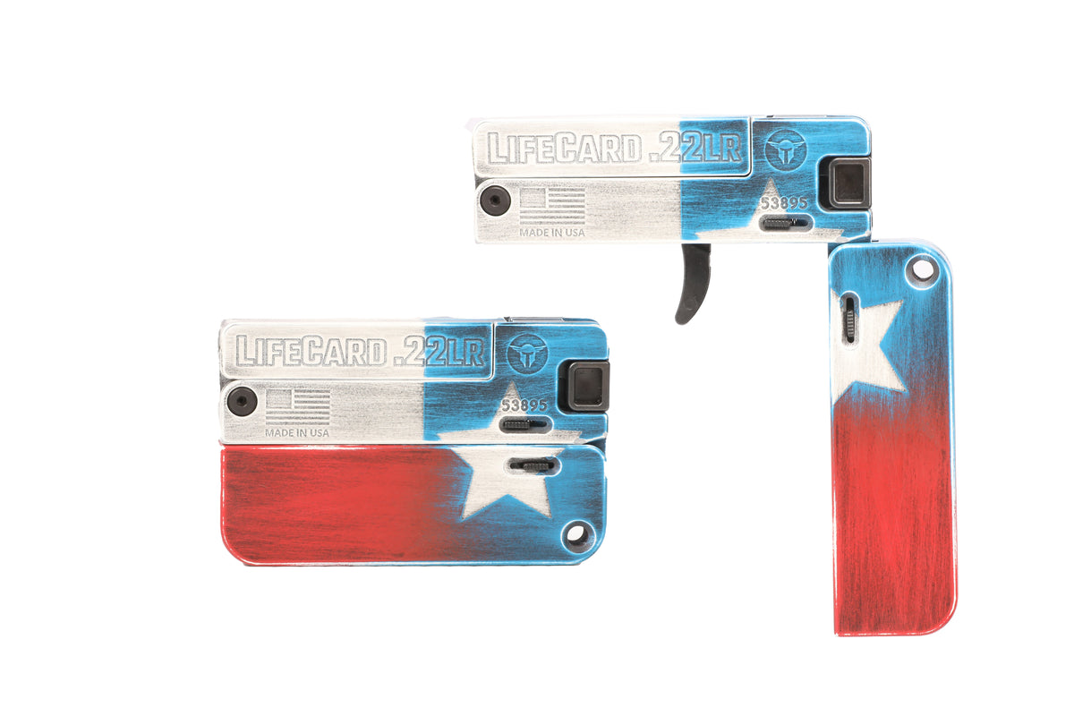 LIFECARD 22LR TEXAS FLAG