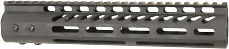 Guntec Ultralight 10" M-LOK AR Handguard Monolithic Top Rail Black