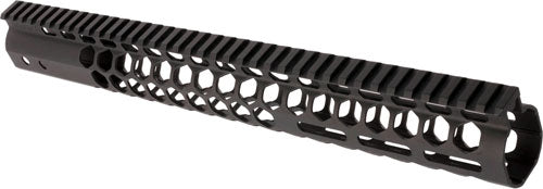 Guntec Air Lite 15-Inch Honeycomb M-LOK Handguard Black Finish