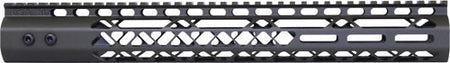 Guntec Air Lite 15-Inch M-LOK Handguard Black Finish