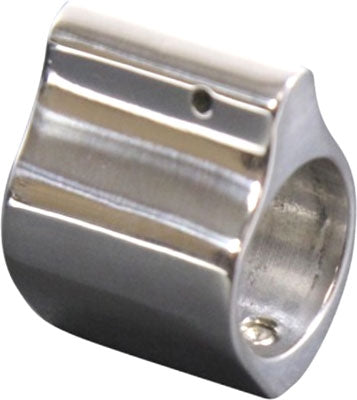 Guntec AR-15 .750 Polished Stainless Steel Low Profile Gas Block