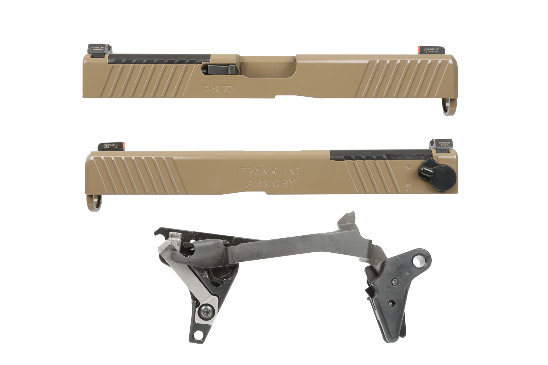 G-S173 Binary Complete Slide for G17 Gen 3 Flat Dark Earth