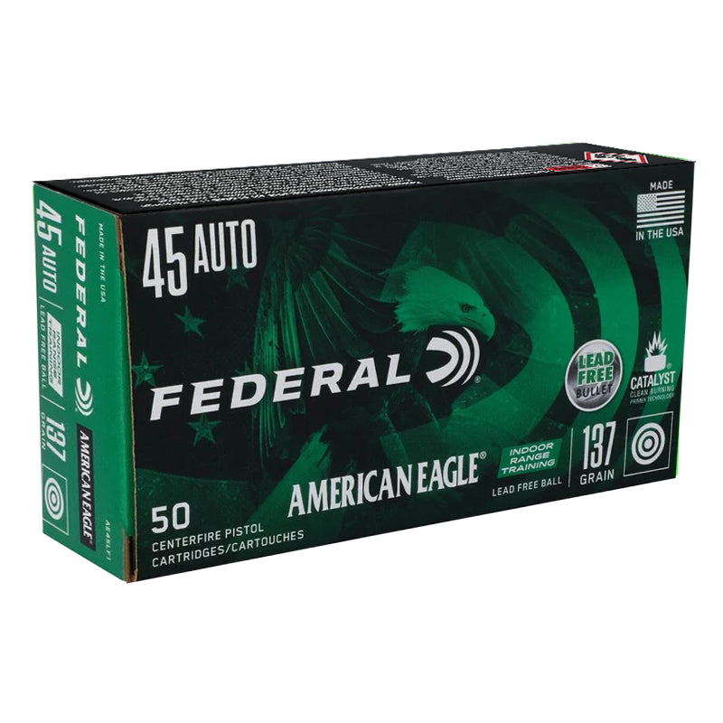 American Eagle Indoor Range Training Lead-Free IRT 137 Grain .45 ACP/Auto 1200 fps