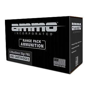 Ammo Inc Signature M193 5.56x45mm NATO 55 grain Full Metal Jacket ammunition